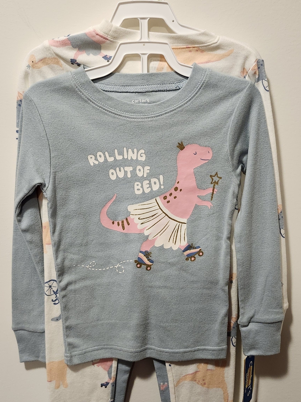 Carter's Dinosaur Four-piece Long Sleeve Pajama Set